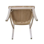 International Concepts Lot de 2 chaises Vineyard à dossier incurvé en X
