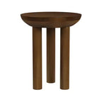 Table d'appoint à 3 pieds en bois de manguier HomePop
