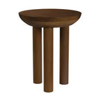 Table d'appoint à 3 pieds en bois de manguier HomePop