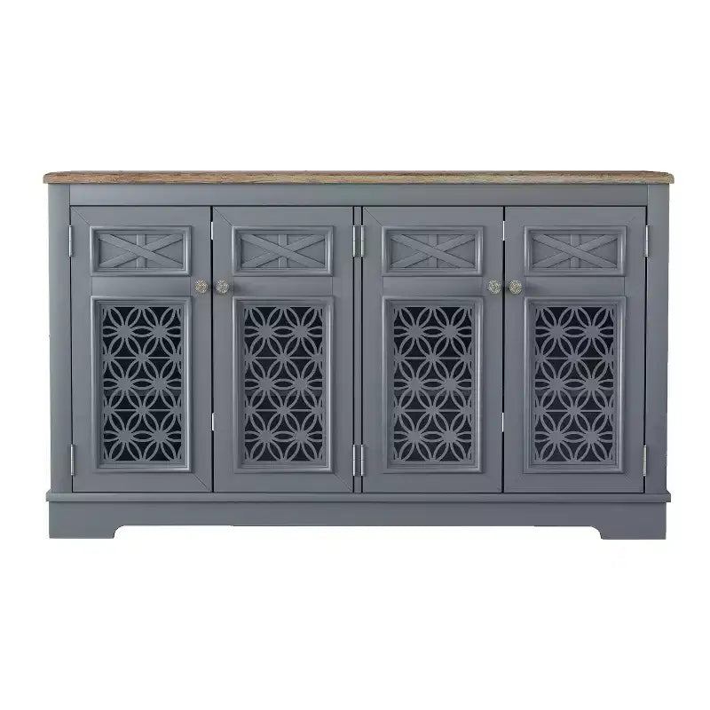 Festivo 57" Vintage Storage Accent Buffet Sideboard Cabinet