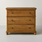 Commode verticale classique à 3 tiroirs en bois – Hearth & Hand avec Magnolia