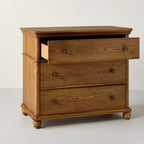 Commode verticale classique à 3 tiroirs en bois – Hearth & Hand avec Magnolia