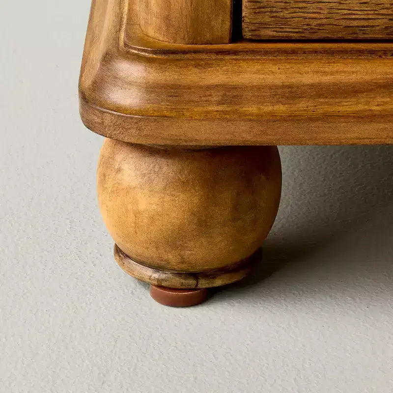 Commode verticale classique à 3 tiroirs en bois – Hearth & Hand avec Magnolia