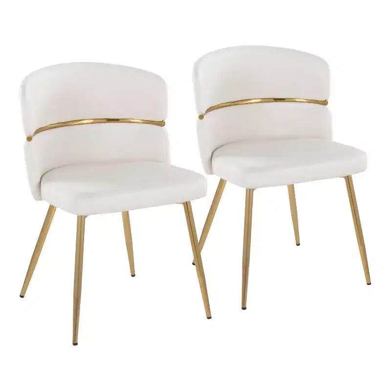LumiSource Ensemble de 2 chaises de salle à manger Cinch