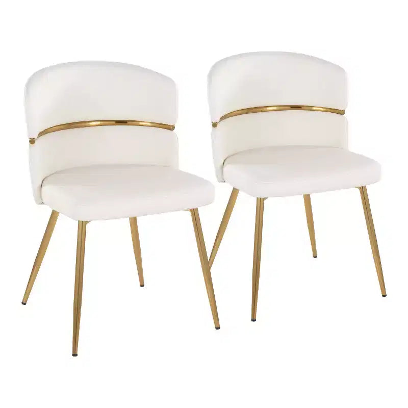 LumiSource Ensemble de 2 chaises de salle à manger Cinch