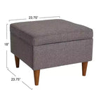 Pouffe de rangement Atley « Storied Home »