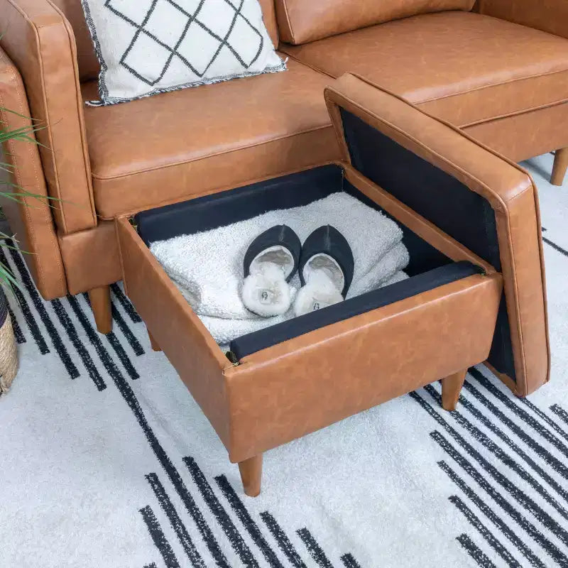 Pouffe de rangement Atley « Storied Home »