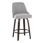 LumiSource Lot de 2 tabourets de bar à hauteur de comptoir cloutés Marcel