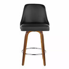 LumiSource Lot de 2 tabourets de bar à hauteur de comptoir cloutés Marcel