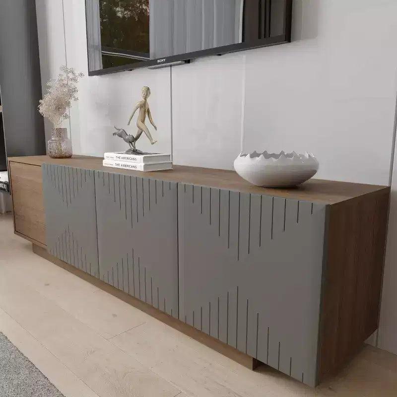 Meuble télé Nexera Riva pour téléviseurs jusqu'à 80 po