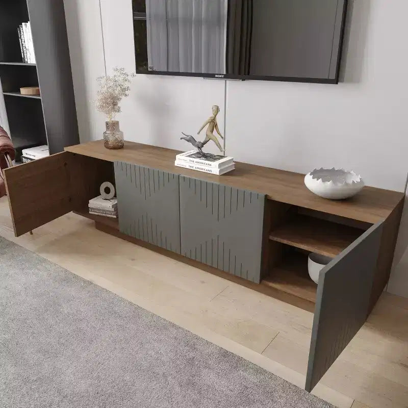 Meuble télé Nexera Riva pour téléviseurs jusqu'à 80 po