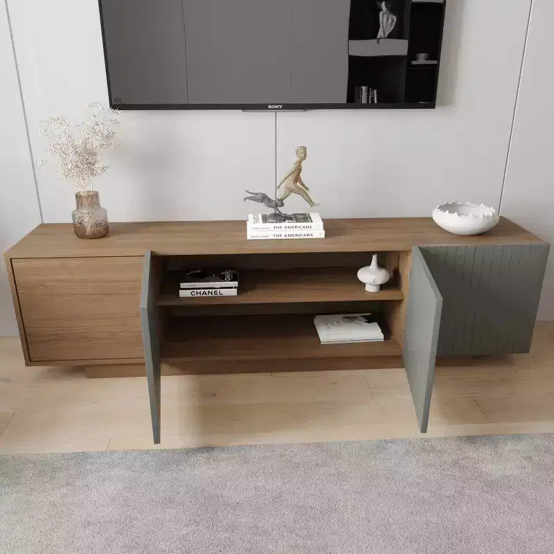 Meuble télé Nexera Riva pour téléviseurs jusqu'à 80 po