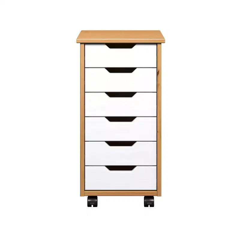 Chariot à roulettes étroit Trendfurn Omnia à 6 tiroirs
