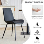 Chaise de salle à manger avec coussin de dossier