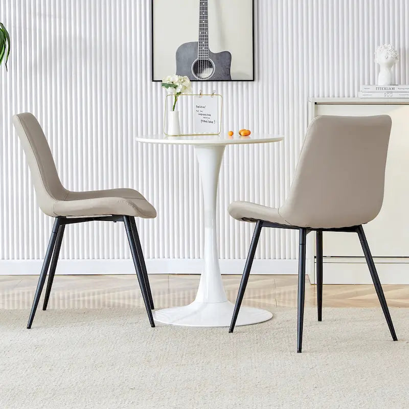 Chaise de salle à manger avec coussin de dossier