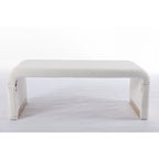 Banc avec pieds en métal doré